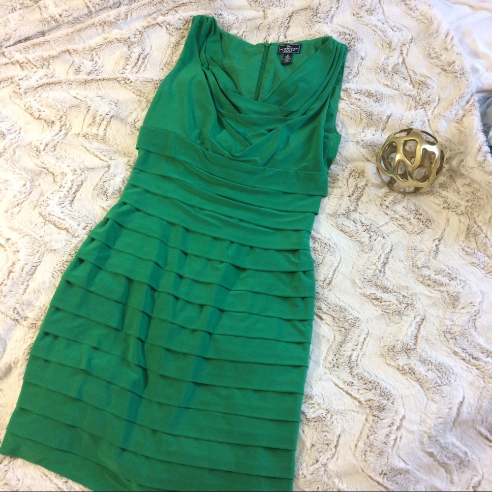 Green American Living Formal Dress