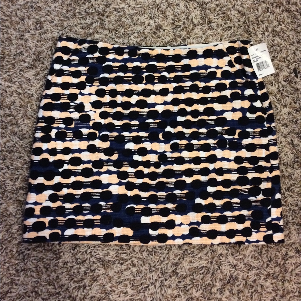 NWT Diane von Furstenberg racing tweed skirt