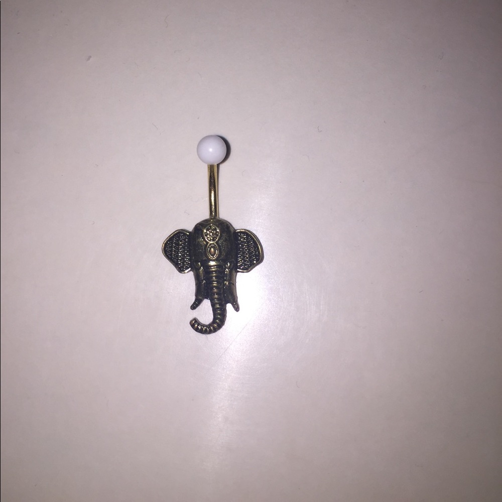 Elephant belly button ring never worn