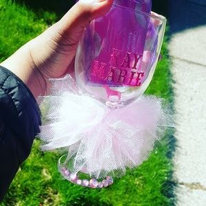 Queened Wine Glasses with TuTus