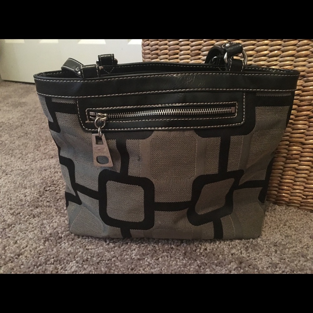 Nine WestBlack and Gray purse