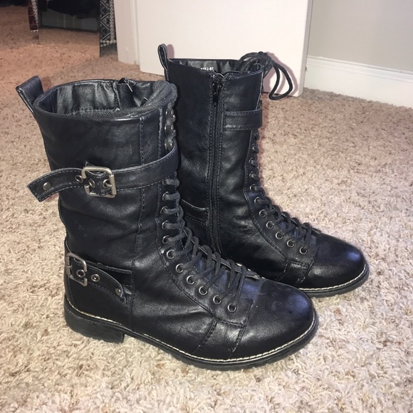 Cathy jean combat boots Clearance