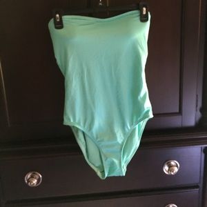 Aqua W/Gold Tiny Studding on Straps in Back