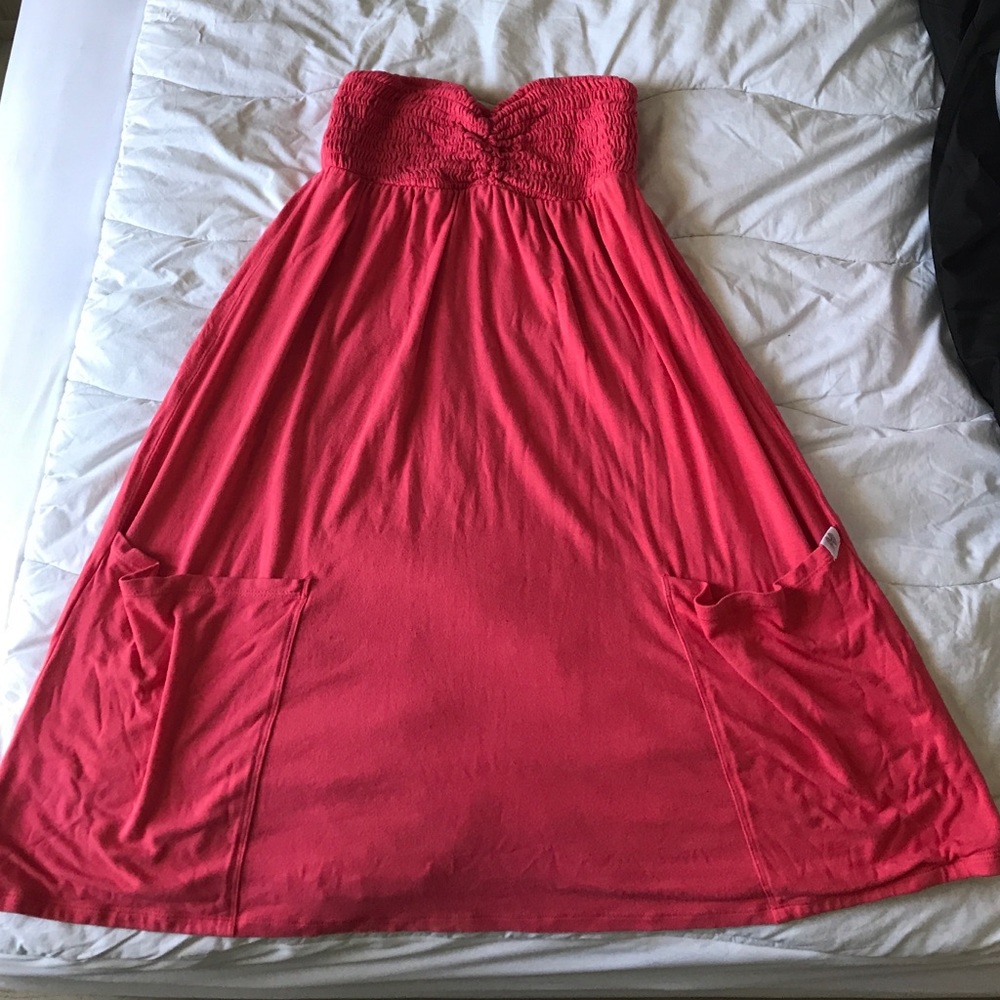 Victoria's Secret Coral dress with pockets