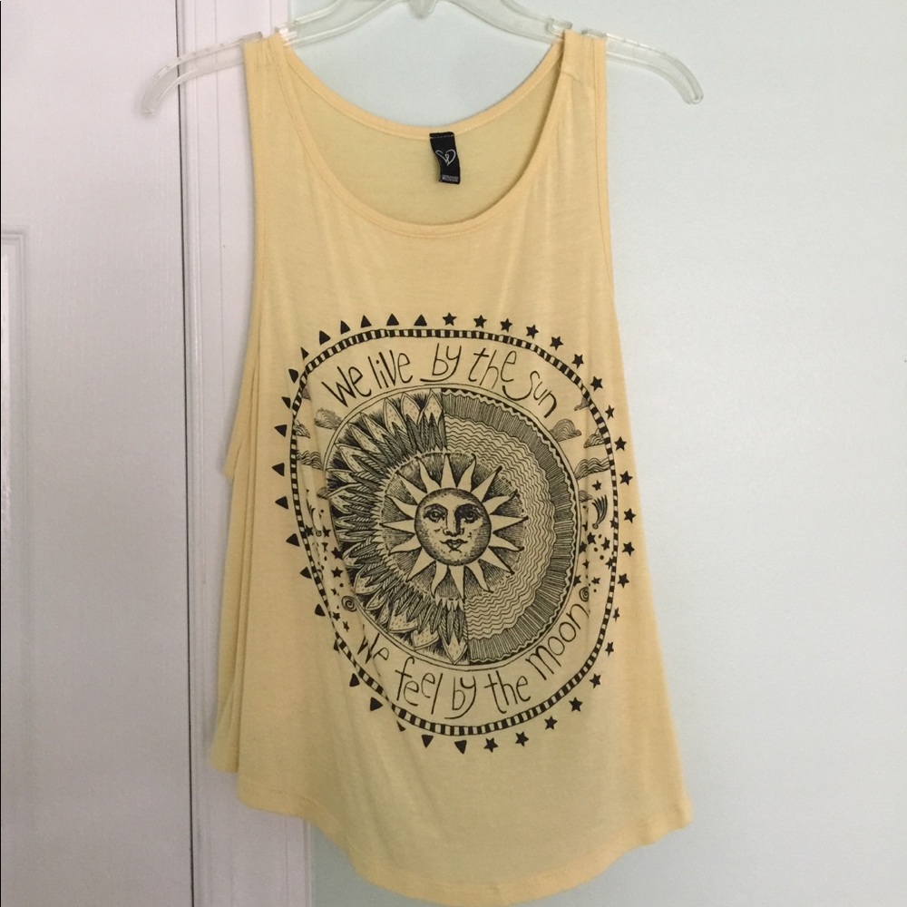 Yellow tank top