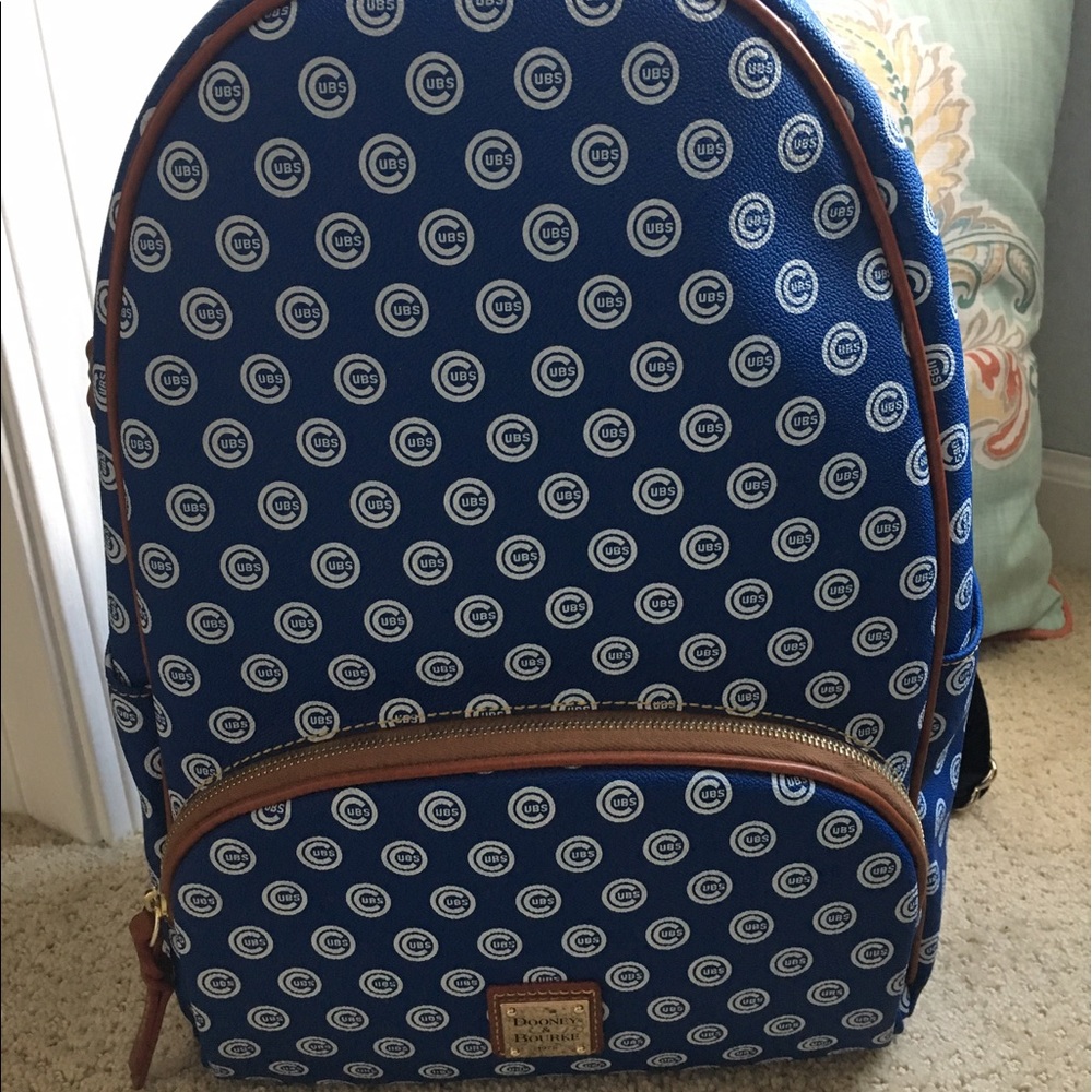 Dooney and Burke Chicago Cubs Leather Backpack