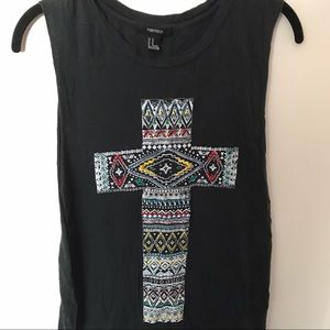 MOVING SALE Forever 21 cutoff tank!