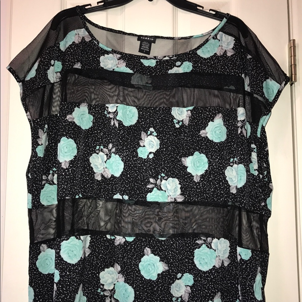 Torrid Floral Blouse