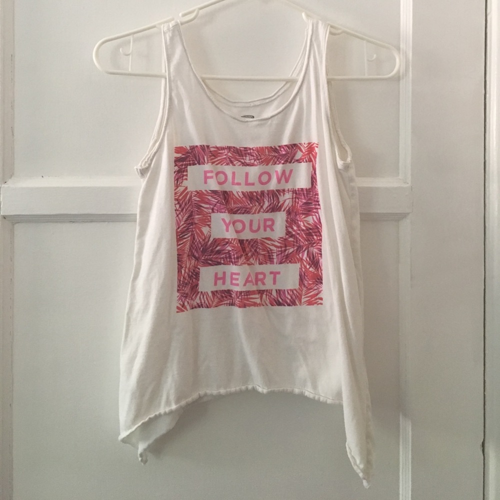Follow your heart tank top