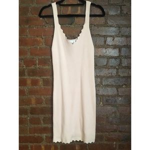 English Factory Ribbed Midi Dress