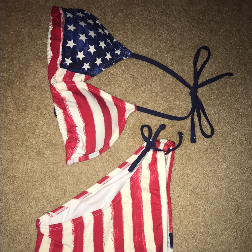 American flag bikini