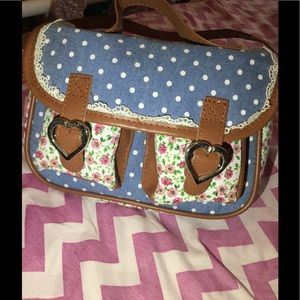 Polkadot & flowered purse