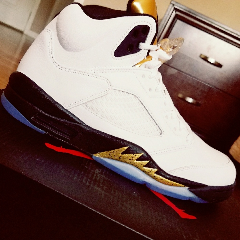 Retro Jordan 5 "Olympic Gold"
