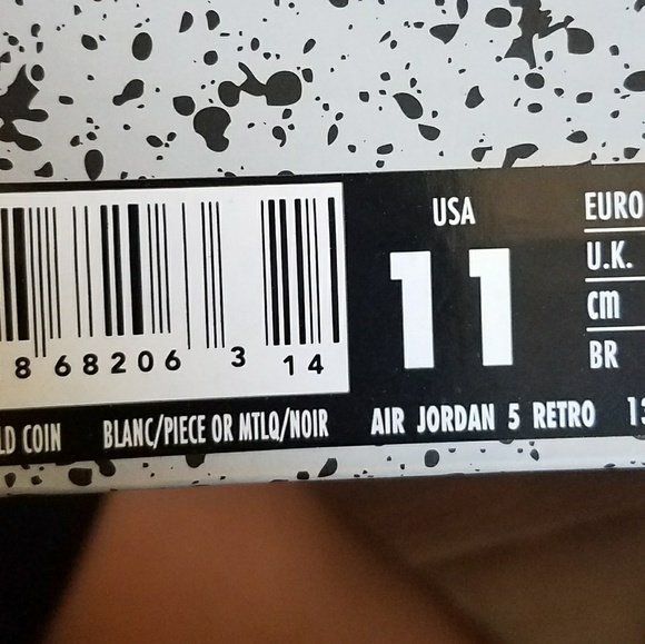 Retro Jordan 5 "Olympic Gold" - Picture 2 of 4