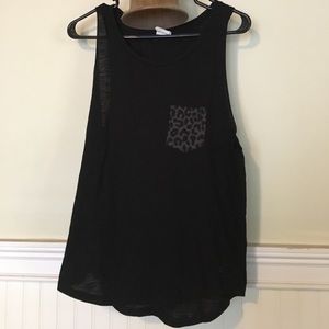 PINK (VS) Muscle Tee with Pocket