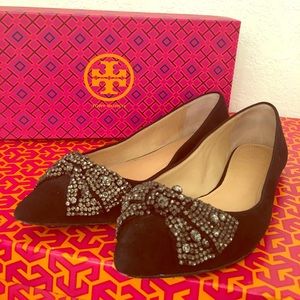 Tory Burch Vanessa Flat in Lux Suede