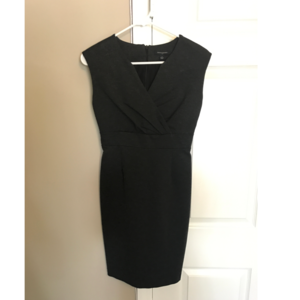 Dark Gray Banana Republic Pencil Dress