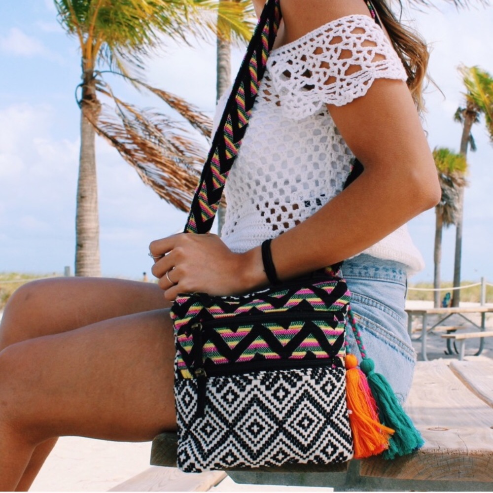 Bohemian style cross body