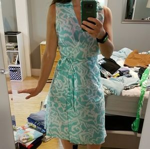 Pendleton Faux Wrap Dress