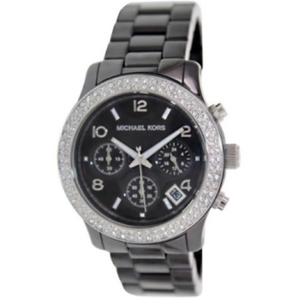 Michael Kors Ceramic Black Runway Watch: MK5190