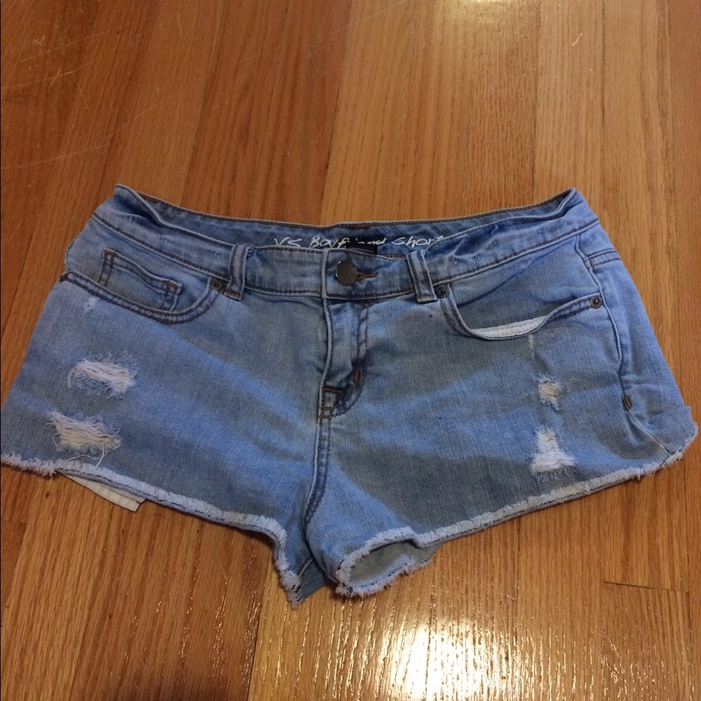 VS Boyfriend jean shorts
