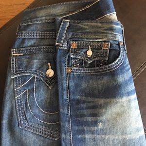 True Religion blue jeans in a size 34