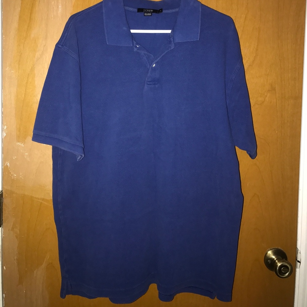 Men's J Crew royal blue polo