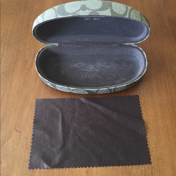 Coach sunglass brown/tan case - Picture 2 of 4