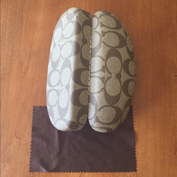 Coach sunglass brown/tan case - Picture 4 of 4