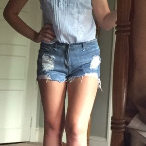 Sold!!!FOREVER 21 jean shorts!!!