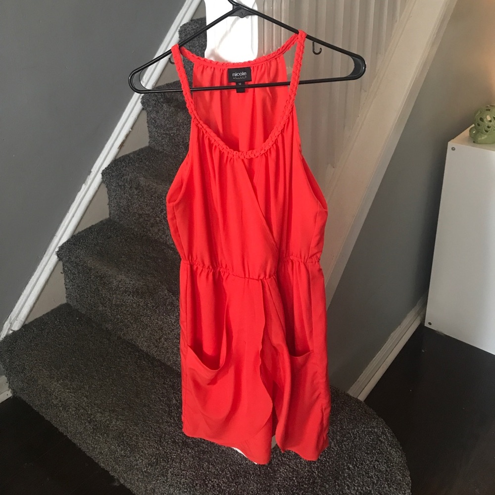 Nicole Miller Orange/Coral dress