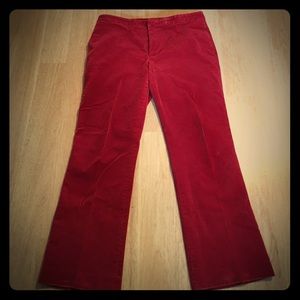 Red Cordiroy Pants Ralph Lauren Sport size 12