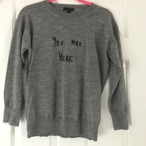 J. Crew Crewneck Grey Sweater