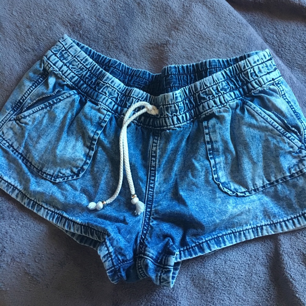 Cloth jean shorts