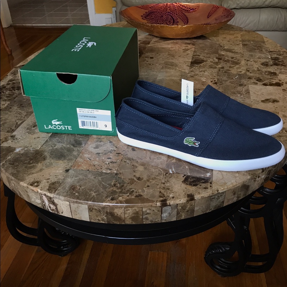 Mens Marice Lacoste Slip ons