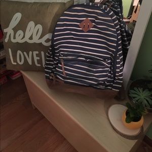 Make an offer Mossimo Supply Co stripped backpack.