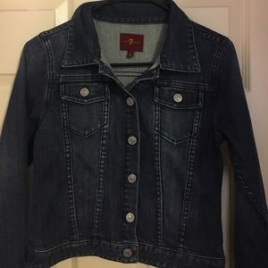 7 for all mankind jean jacket