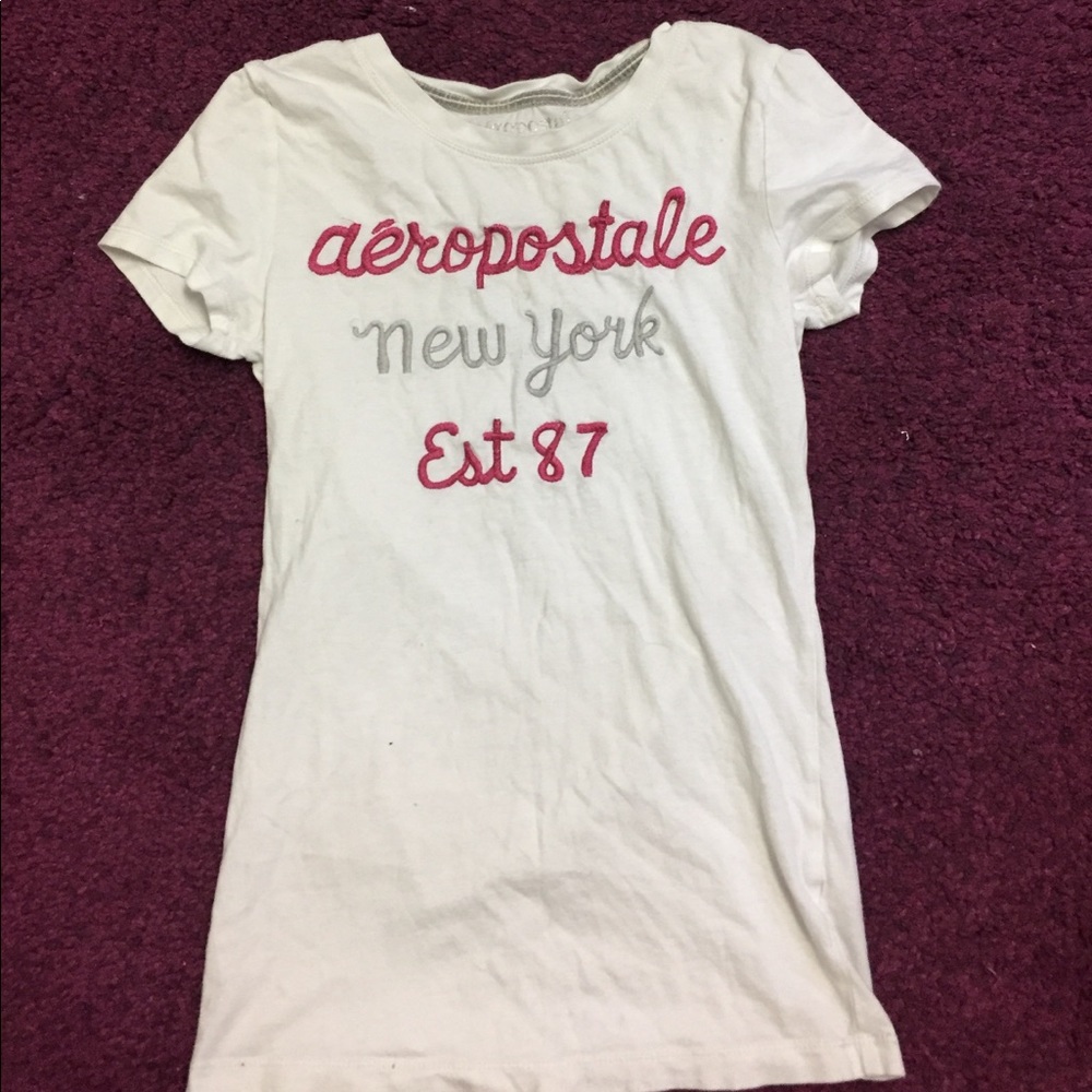 Aeropostale white tee