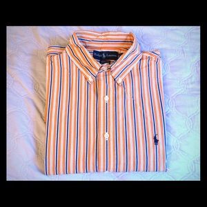 👔 Ralph Lauren casual men's buttoned down shirt