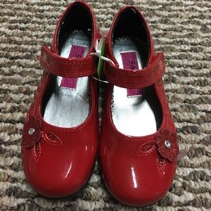 Rachel Shoes toddler size 7 red patent leather