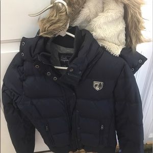 Hooded American Eagle Winter Coat