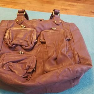 Bica Cheia Mauve Handbag