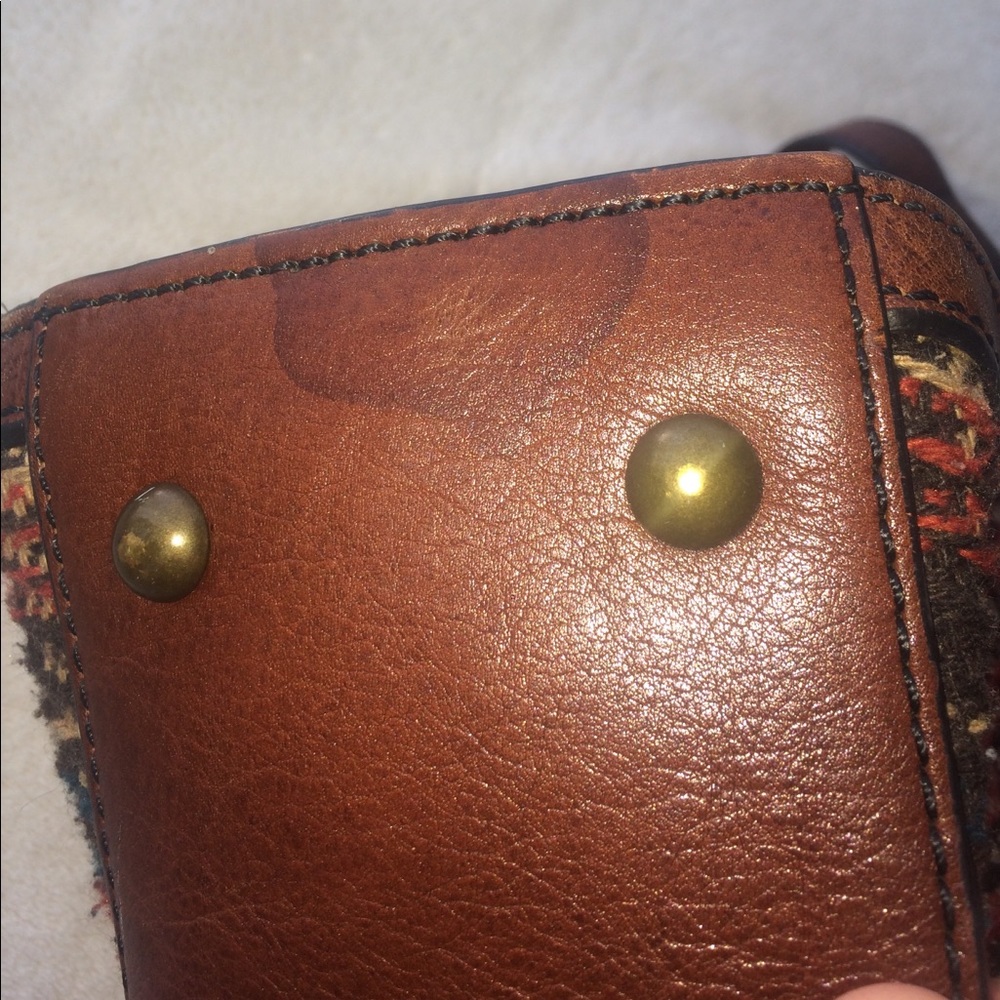 FOSSIL Vintage Reissue Silhouettes Russet Tote - Picture 6 of 8
