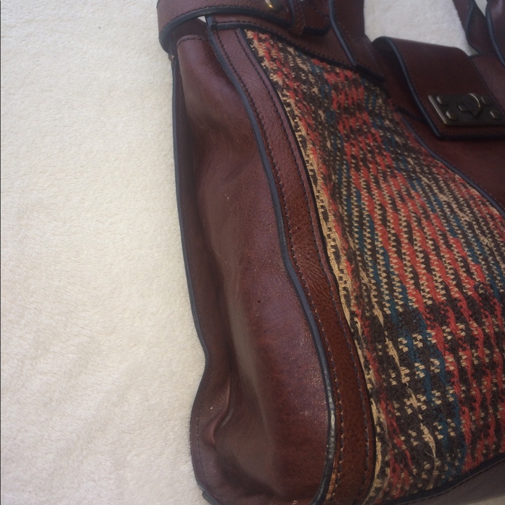 FOSSIL Vintage Reissue Silhouettes Russet Tote - Picture 7 of 8