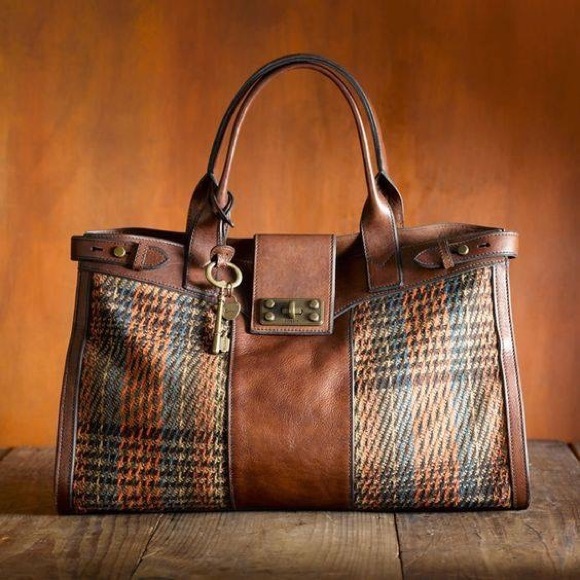 Fossil Handbags - FOSSIL Vintage Reissue Silhouettes Russet Tote