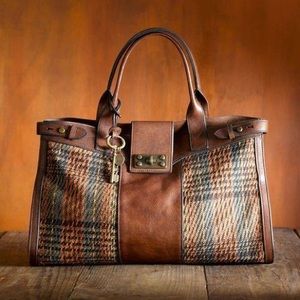 FOSSIL Vintage Reissue Silhouettes Russet Tote