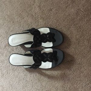 Etienne Aigner wedge sandals