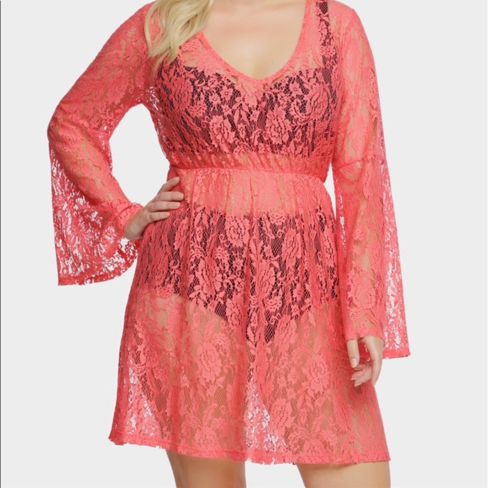 Torrid Peach Swim Cover up 🍑🙌🏽