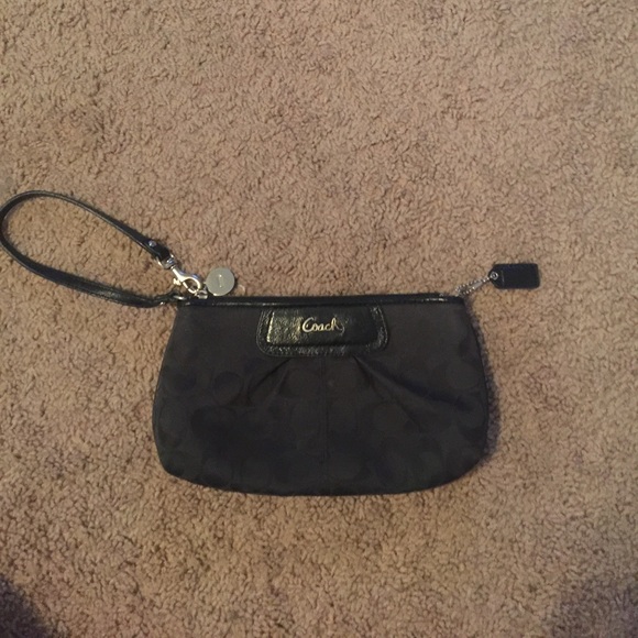 Coach Handbags - Black Coach Wristlet