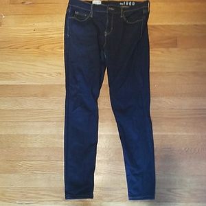 Gap 1969 dark wash legging jeans, 28 S